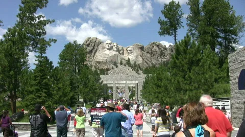 Mount Rushmore Stock Footage 501965