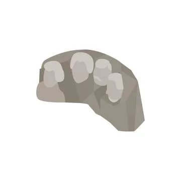 Mount Rushmore icon, isometric 3d style Illustrazione stock