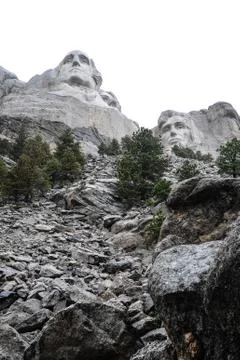 Mount Rushmore memorial Stock Photos