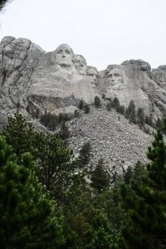 Mount Rushmore memorial Stock Photos