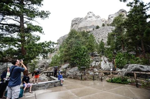 Mount Rushmore memorial Stock Photos