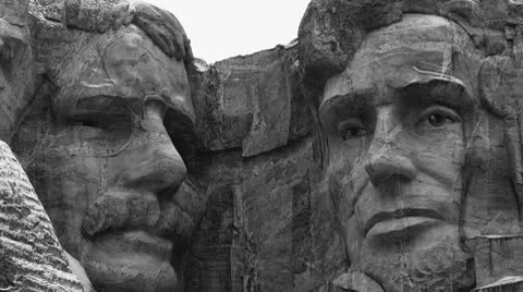 Mount Rushmore Monochrome Vídeos de archivo 10750269