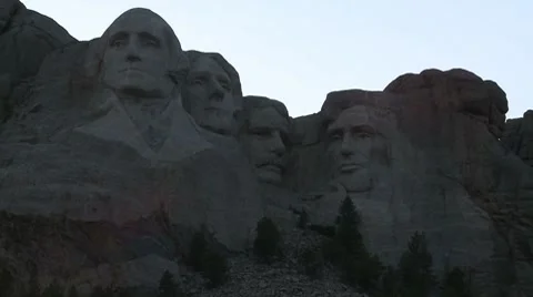 Mount Rushmore Montage Stock Footage 8570947