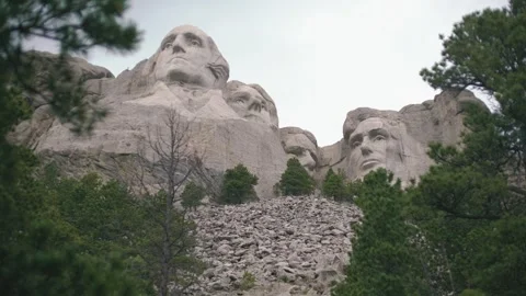 Mount Rushmore National Memorial Stock Footage 246863361
