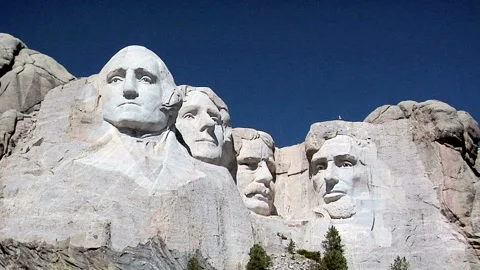 Mount Rushmore National Memorial Video stock 327896492
