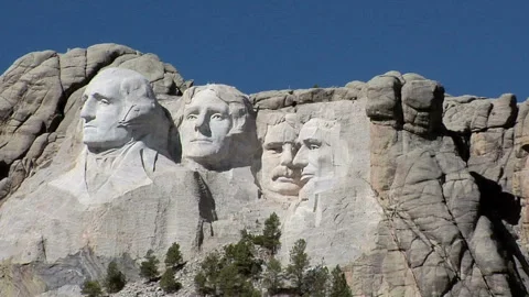Mount Rushmore National Memorial Video stock 327896530