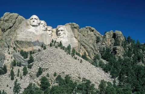 Mount Rushmore National Memorial, South Dakota, USA Stock Photos