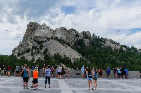 Mount Rushmore national Monument Entrance Stock Photos