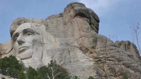 Mount Rushmore Pan Stock Footage 48478977