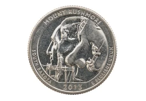 Mount Rushmore Quarter Stock Photos