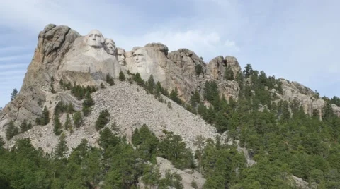 Mount Rushmore Wide Stock Footage 48478642