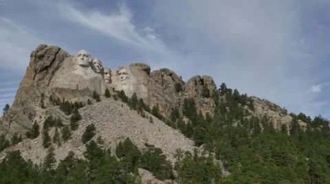 Mount Rushmore Wide Shot Stock Footage 48478582