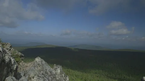 Mount Sagamook Viewpoint time-lapse  Video stock 144839013