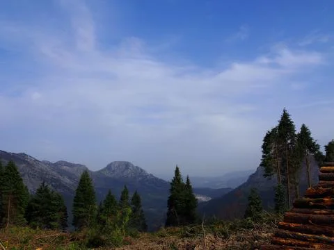 Mount Saibi Foto stock