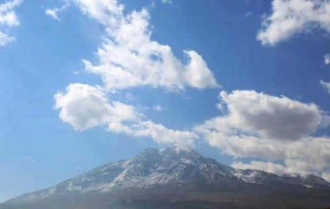 Mount Savalan (Sabalan) Stock Photos