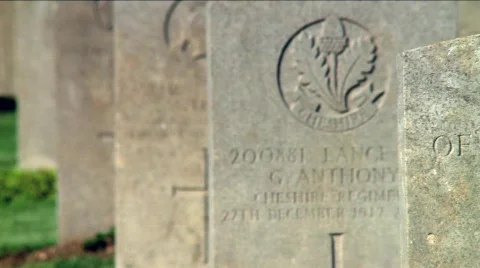 Mount Scoups Cemetery 4 Stock Footage 606189