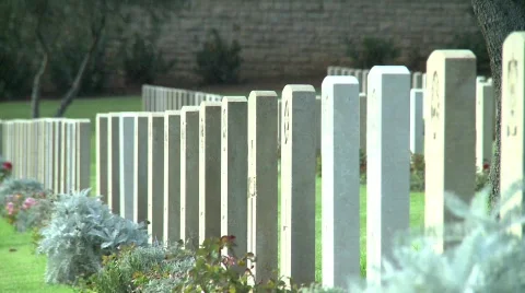 Mount Scoups Cemetery 7 Stock Footage 606101