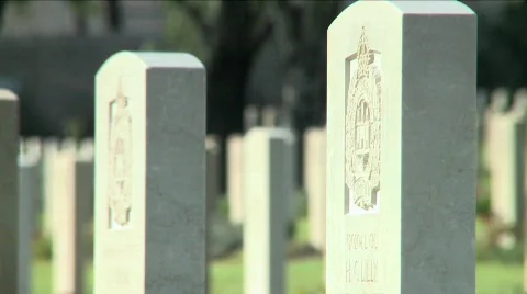 Mount Scoups Cemetery 9 Video stock 606076