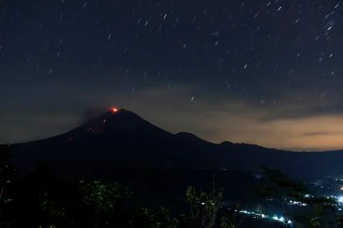MOUNT SEMERU Stock Photos