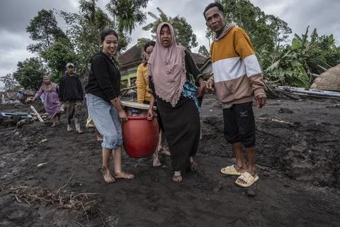Mount Semeru Volcano eruption aftermath, Lumajang, Indonesia - 20 Nov 2025 Stock Photos