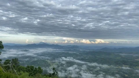 Mount of sepancong west borneo view 스톡 동영상 233399461