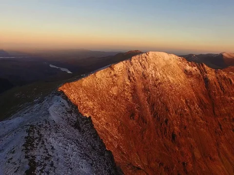 Mount Snowden 库存影片 71195000