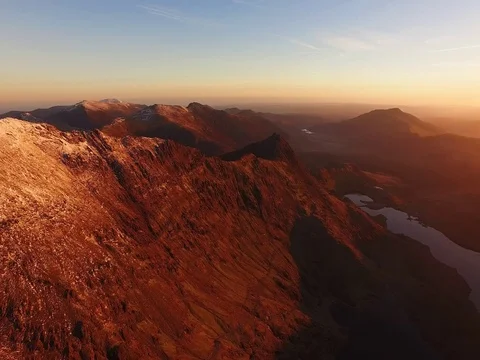 Mount Snowden 库存影片 71195015