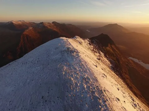 Mount Snowden 库存影片 71198029