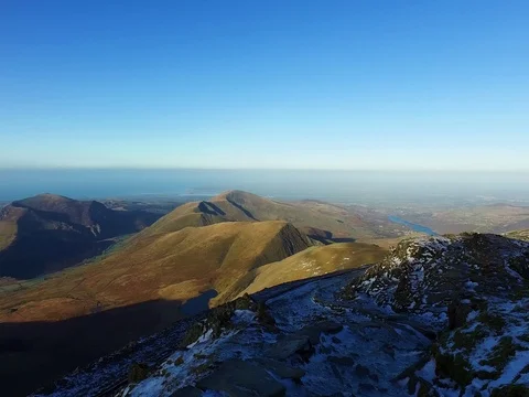 Mount Snowden 库存影片 71198329