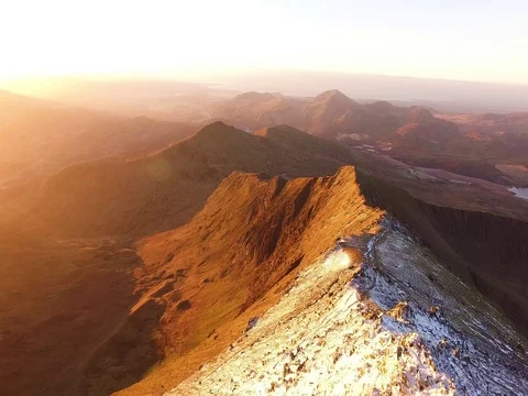 Mount Snowden 库存影片 71198449