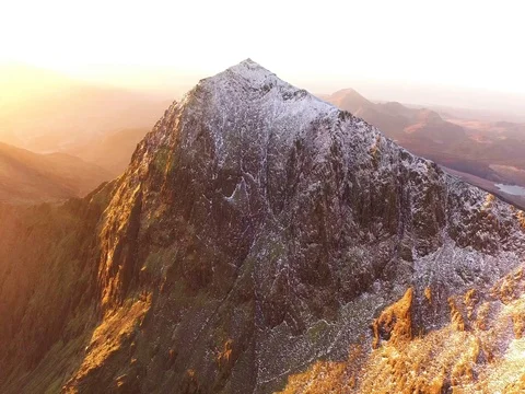 Mount Snowden 库存影片 71198494