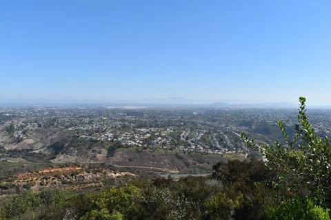 Mount Soledad breathtaking panoramic views from all directions Stock Photos