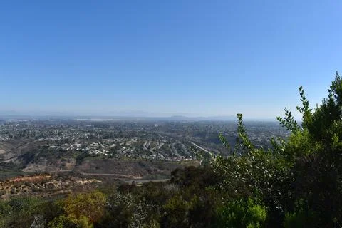 Mount Soledad breathtaking panoramic views from all directions Stock Photos