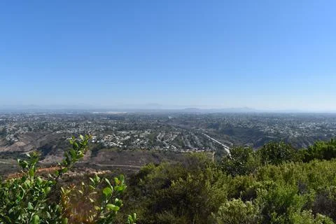 Mount Soledad breathtaking panoramic views from all directions Stock Photos