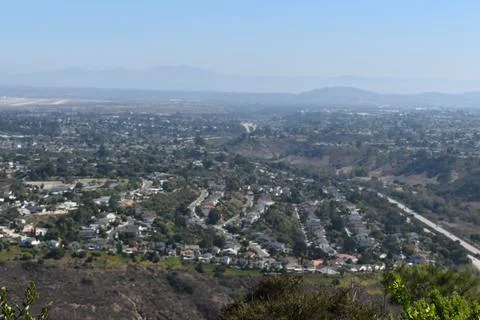 Mount Soledad breathtaking panoramic views from all directions Stock Photos