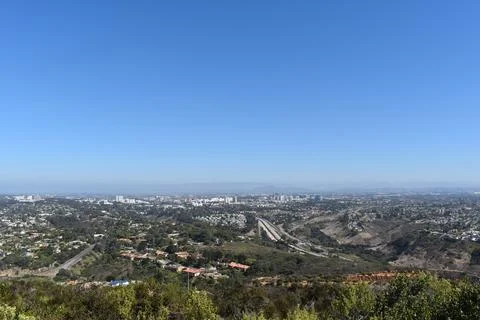 Mount Soledad breathtaking panoramic views from all directions Stock Photos