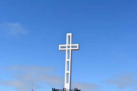 Mount Soledad breathtaking panoramic views from all directions Stock Photos