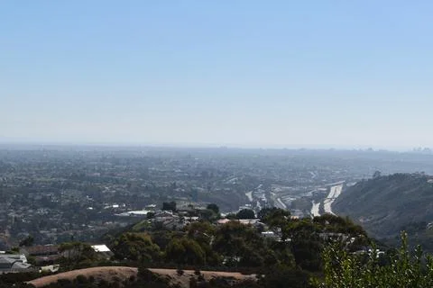 Mount Soledad breathtaking panoramic views from all directions Stock Photos