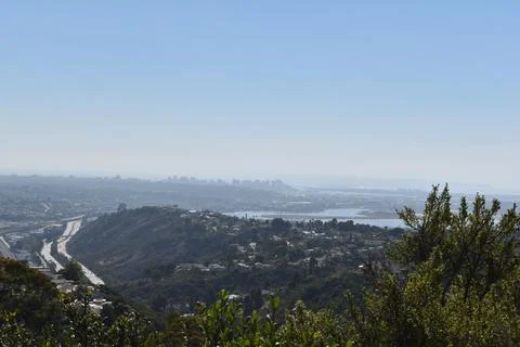 Mount Soledad breathtaking panoramic views from all directions Stock Photos