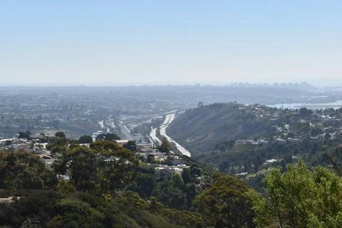 Mount Soledad breathtaking panoramic views from all directions Stock Photos