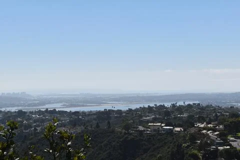Mount Soledad breathtaking panoramic views from all directions Stock Photos