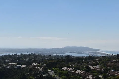 Mount Soledad breathtaking panoramic views from all directions Stock Photos
