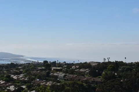 Mount Soledad breathtaking panoramic views from all directions Stock Photos