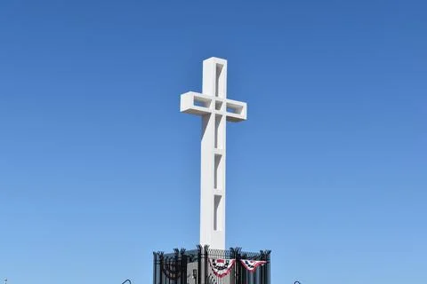 Mount Soledad breathtaking panoramic views from all directions Stock Photos