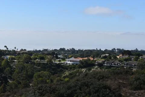 Mount Soledad breathtaking panoramic views from all directions Stock Photos