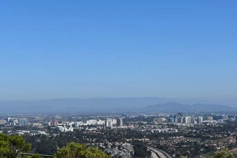 Mount Soledad breathtaking panoramic views from all directions Stock Photos