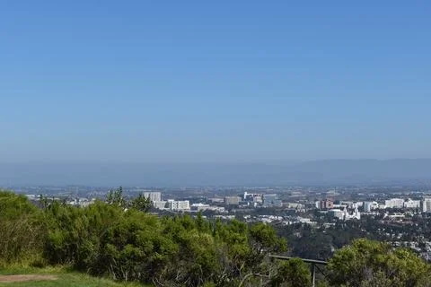 Mount Soledad breathtaking panoramic views from all directions Stock Photos