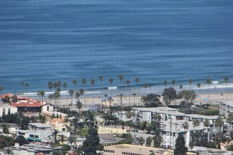 Mount Soledad breathtaking panoramic views from all directions Stock Photos