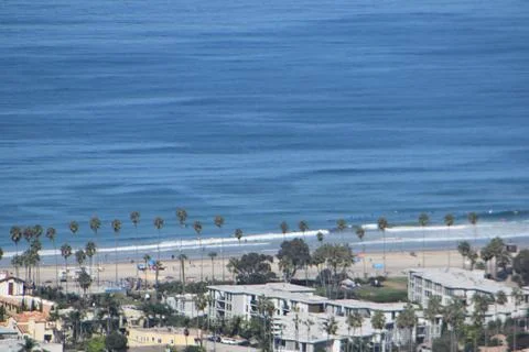 Mount Soledad breathtaking panoramic views from all directions Stock Photos