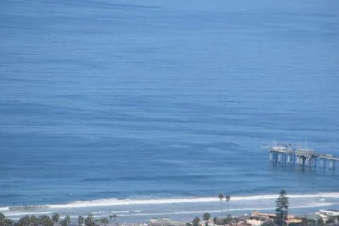 Mount Soledad breathtaking panoramic views from all directions Stock Photos